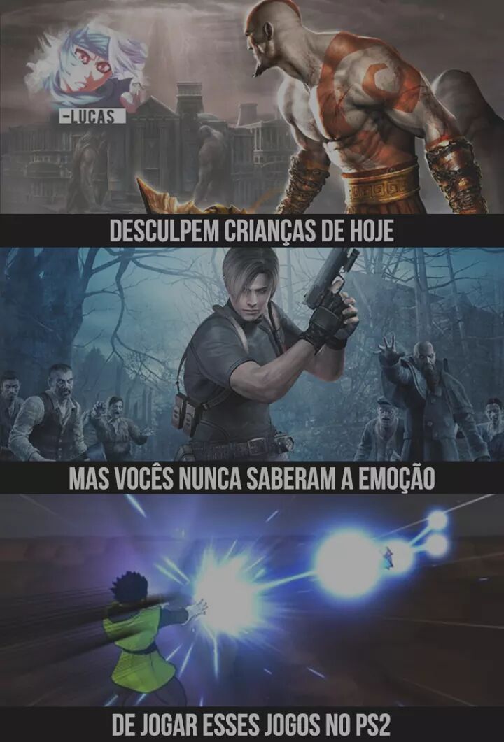 Memes em imagens - JOGOS DE PS2 SÃO RUINS