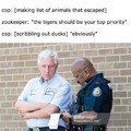 Dumbass cop
