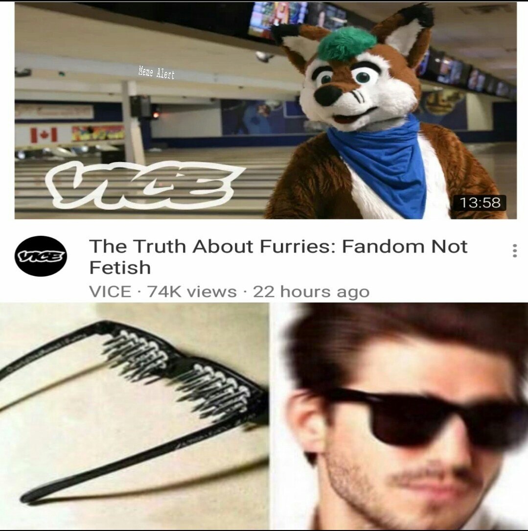 Furries are a problem - meme