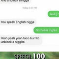 No habla ingles