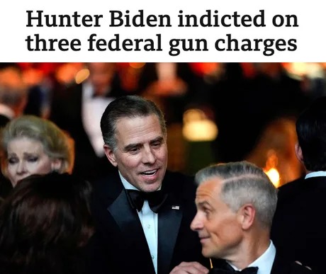 Hunter Biden new gun charges - meme