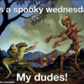 Spooky Wednesday meme