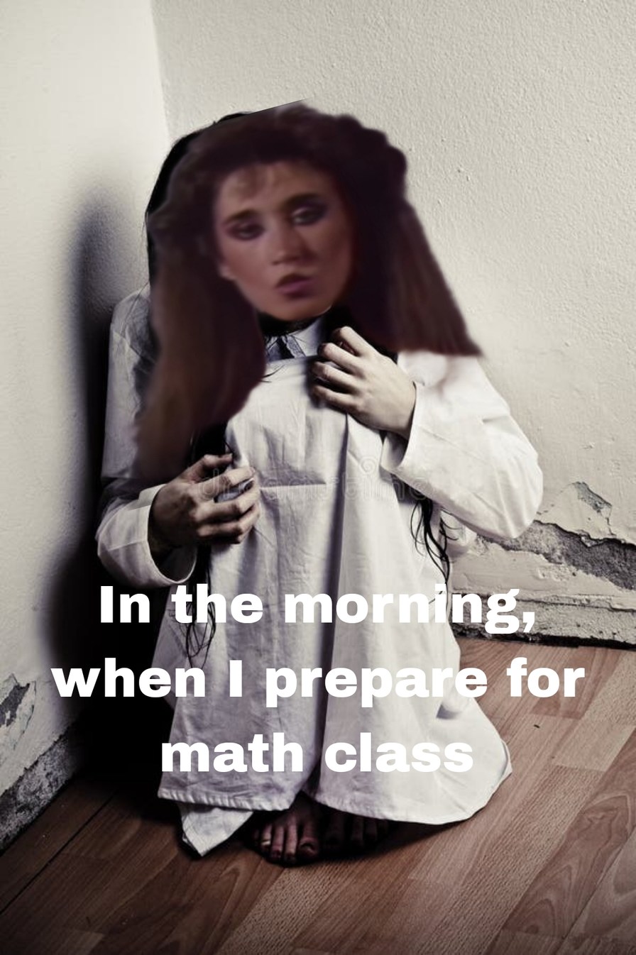 Math classes be like - meme