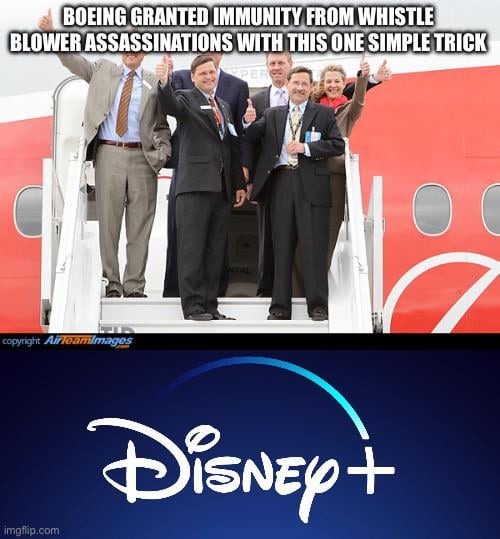 Boeing x Disney+ - meme