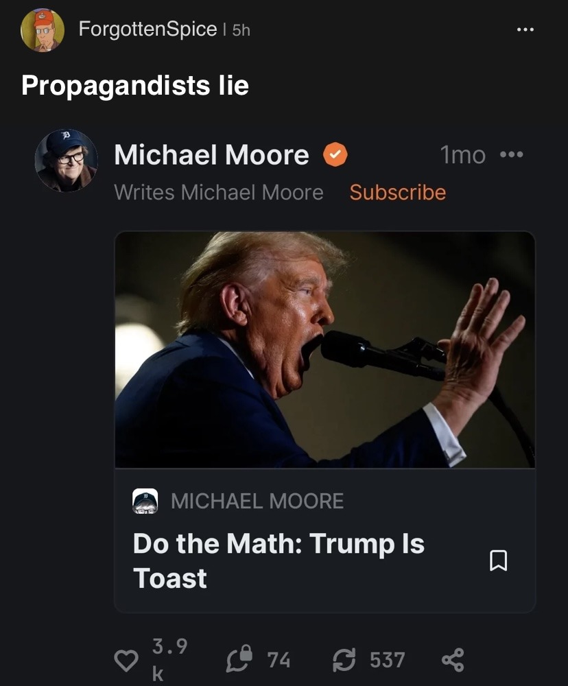 do the math: trump is toast - meme