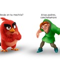 Si vieron las películas de Angry Birds, van a entender este meme.