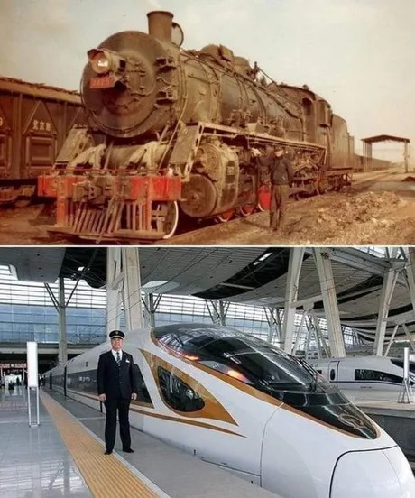 A train 25 years later - meme