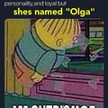 who looks at a kid and names it Olga wtf