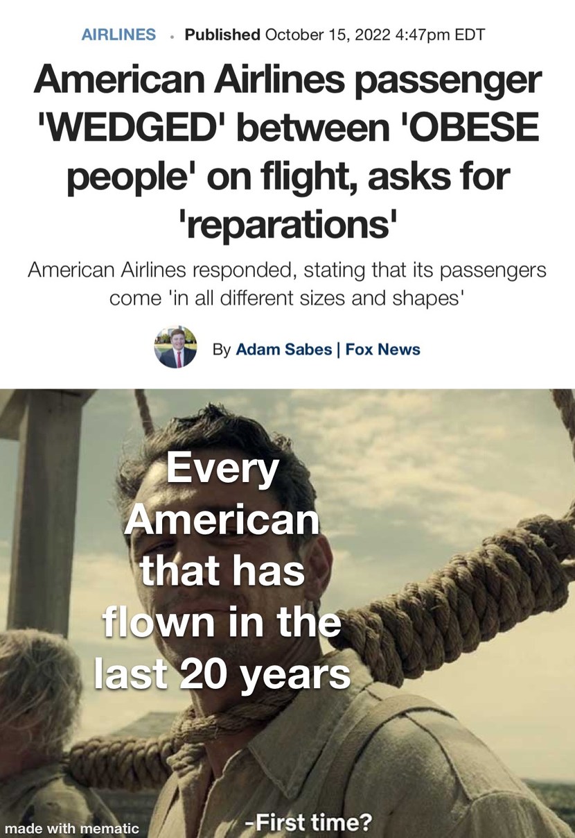Obese Airlines - meme