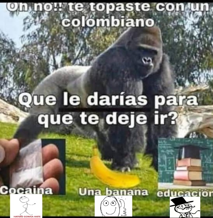 Colombia potencia mundial - meme