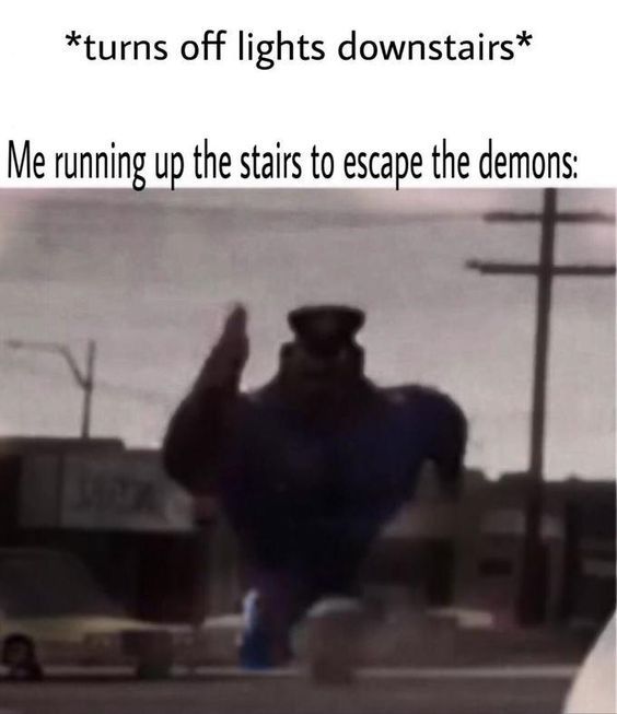 demon gonna get me - meme