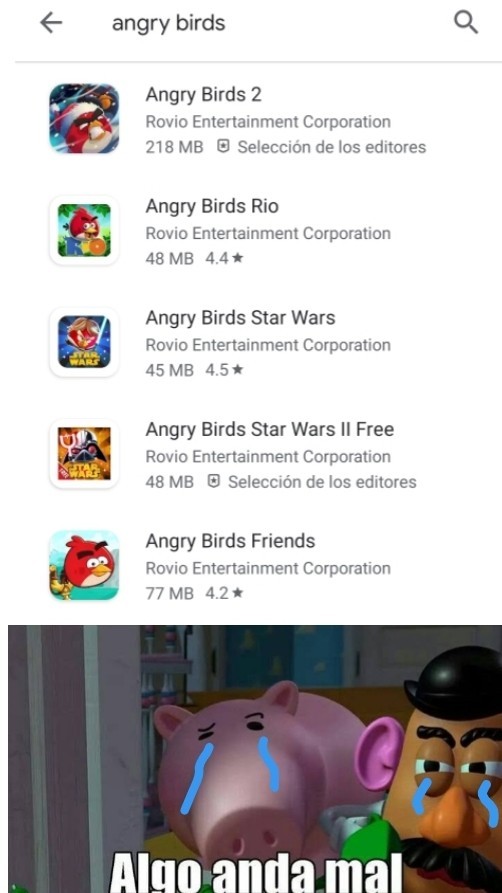 F por angry birds - meme