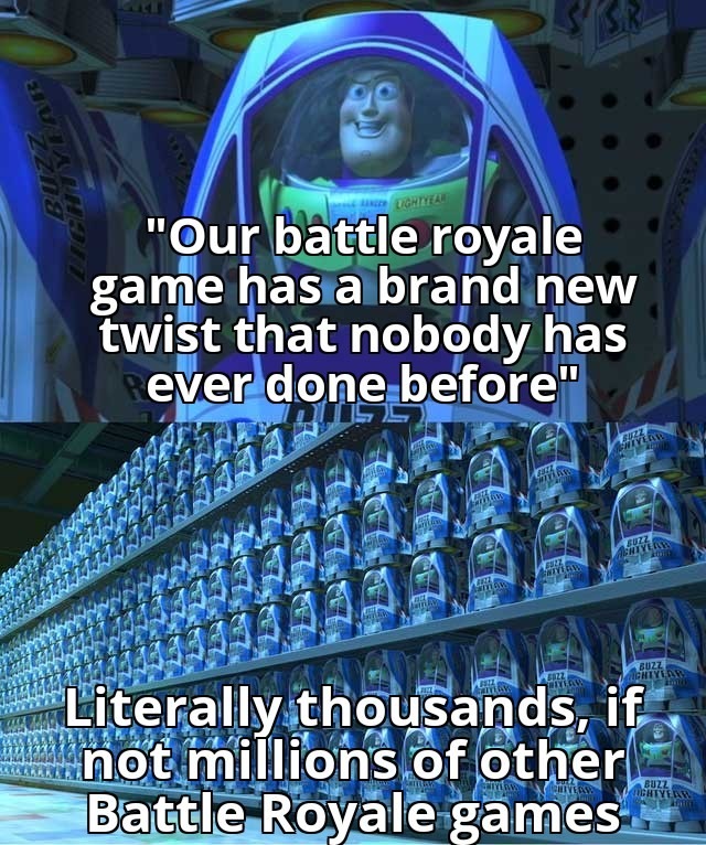 The Copious Battle Royale Genre - meme