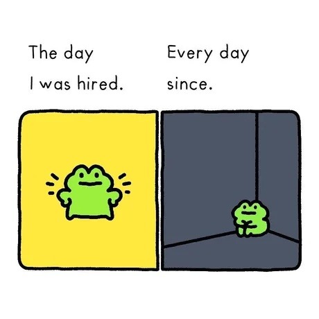 ﻿The Every was hired. since. day day