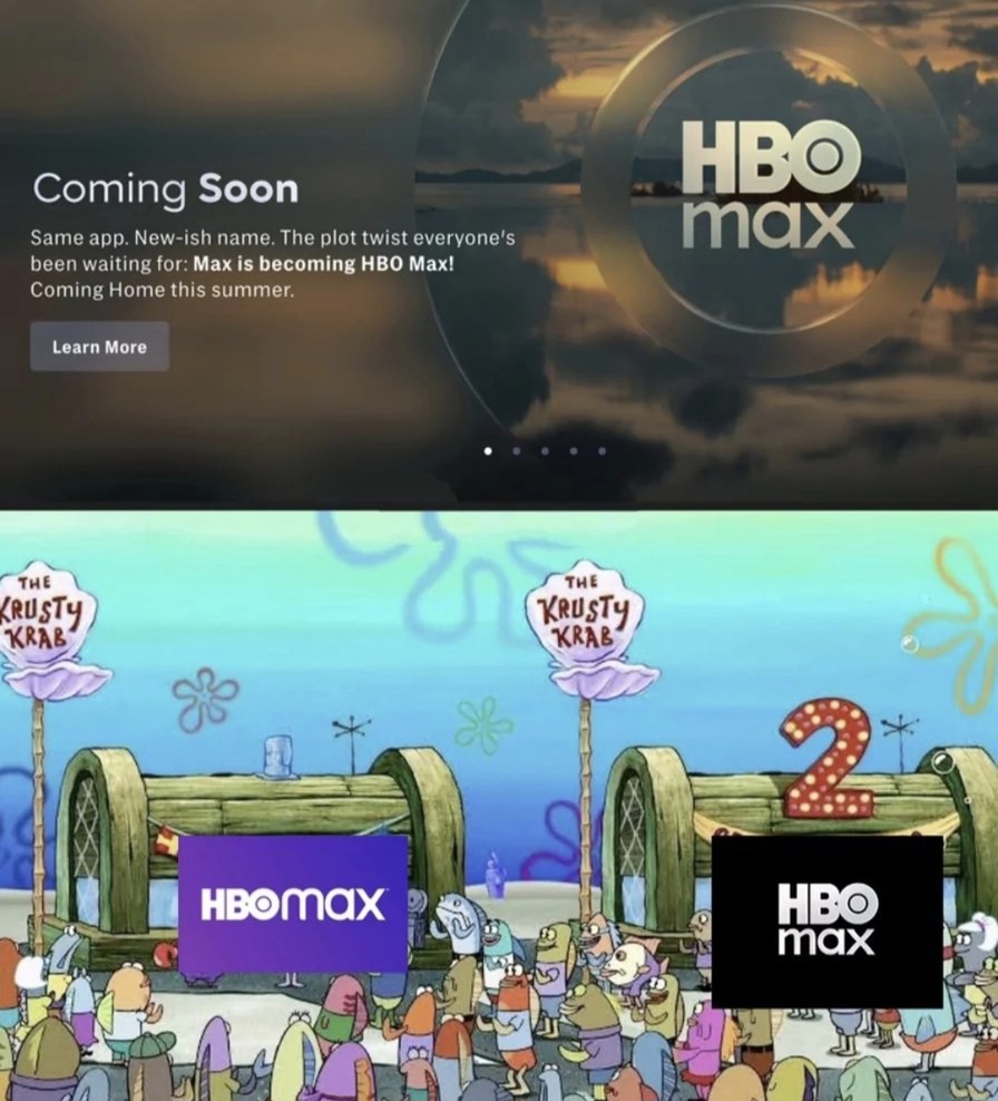 Ahora me aparecen 2 HBO Max en la tele - meme