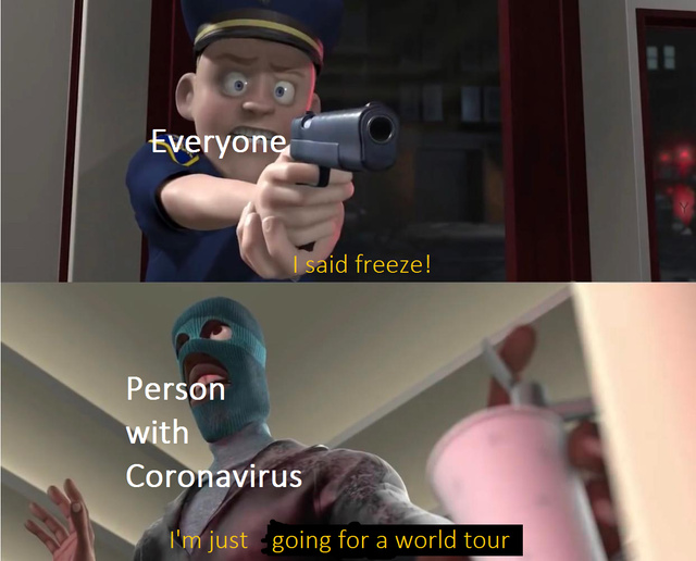 Coronavirus world tour - meme