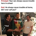 Principal vs. Dad