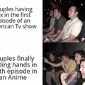 Me and the bois watching anime