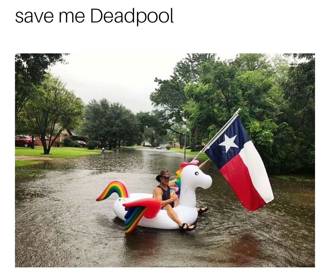 Deadpool to the rescue - meme