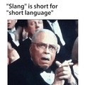 Nig is short language for something...