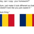 right one is Romania and left is Chad