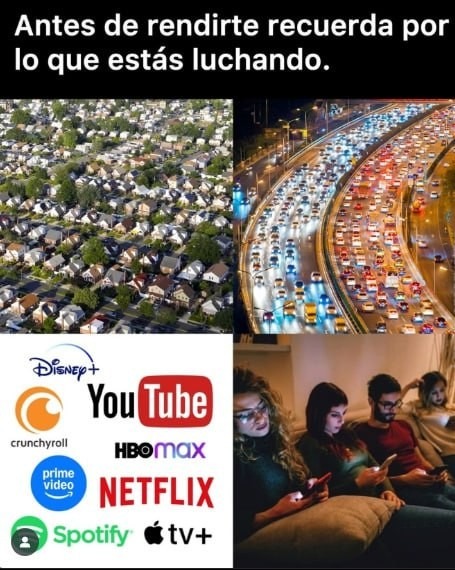 Recordá por qué luchás... por tus suscripciones de streaming - meme
