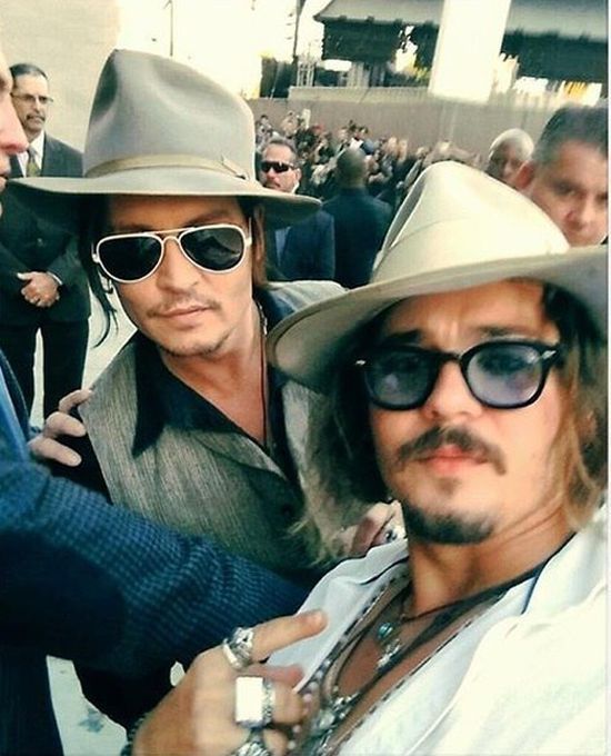 Johnny Depp and young Johnny Depp .... - meme