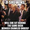 Maybe Monica can help out Hillary too!