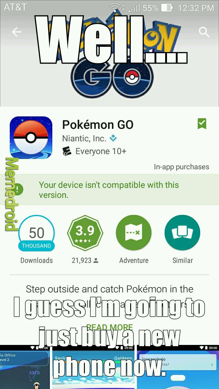 Pokemon go... - meme