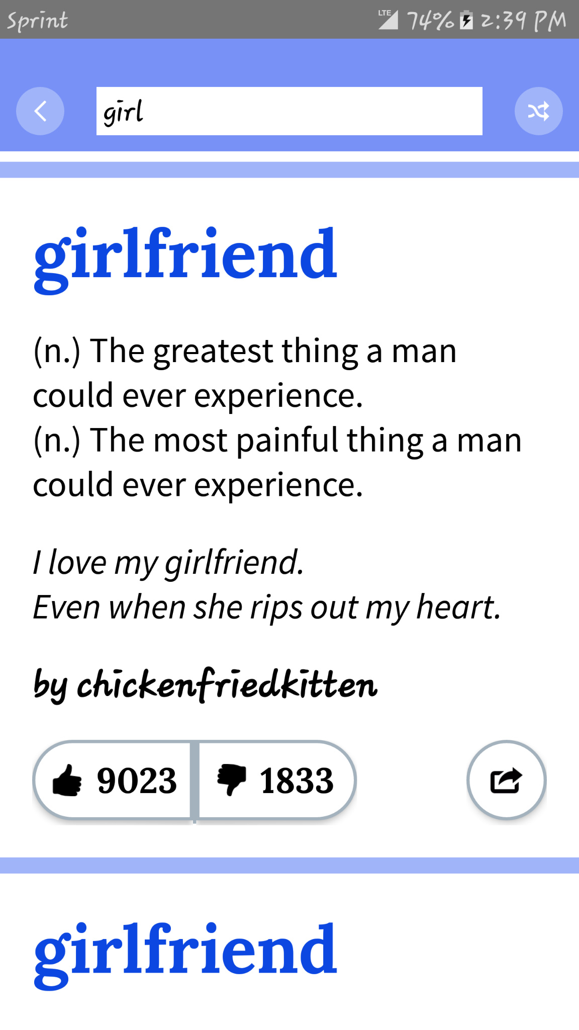 Most accurate definition ever - meme