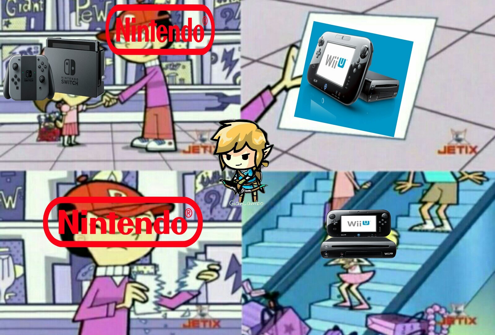 Nacimiento de la switch = Muerte del Wii U - meme