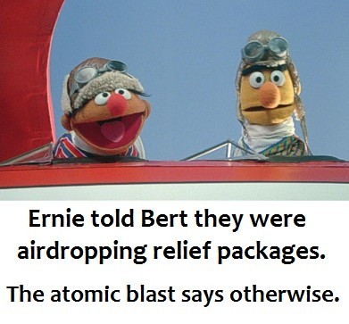 Ernie is a fascist - meme