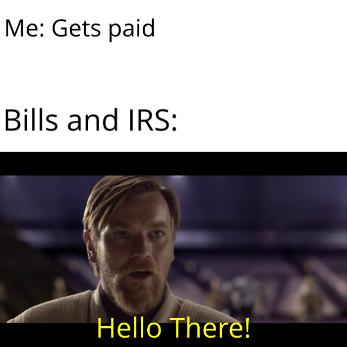 Paying Bills Meme