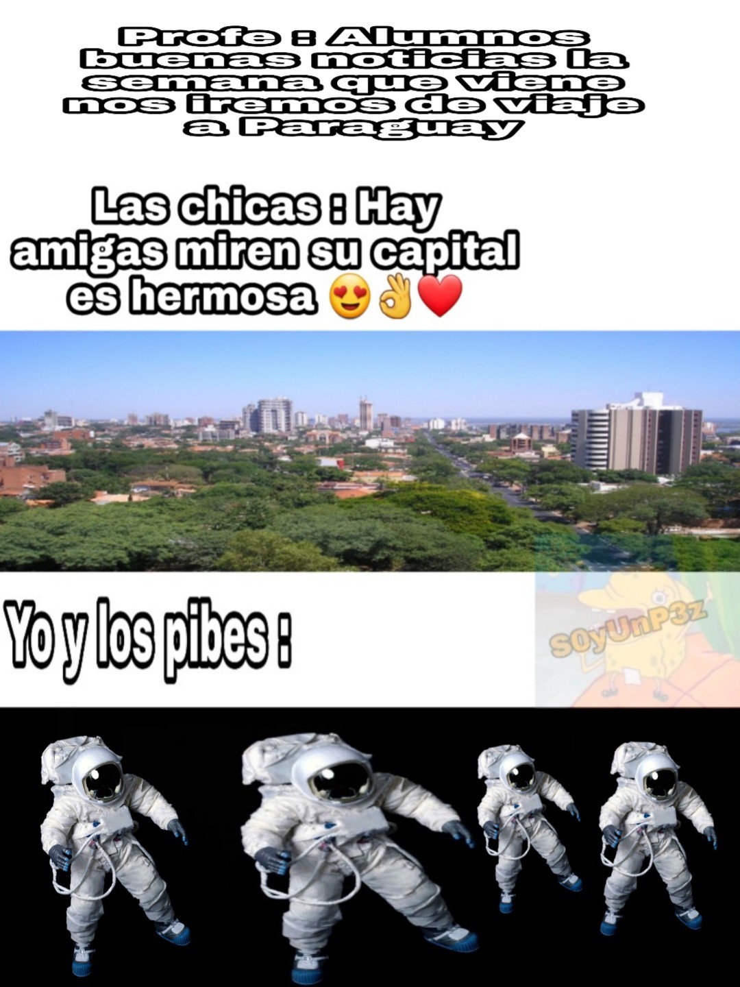 Paraguay es un invento de los peruanos para que no nos burlemos de ellos - meme