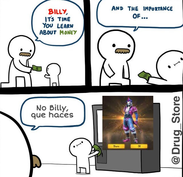 No Billy, que haces - meme