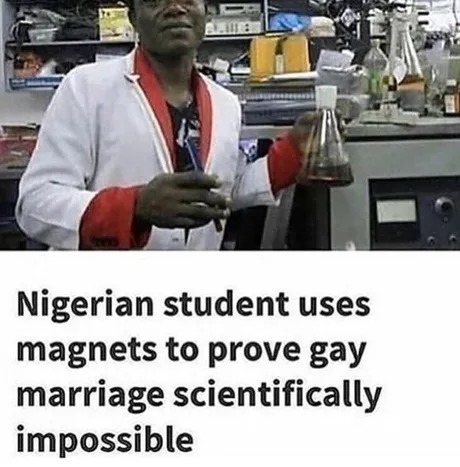 Nigerian science - meme
