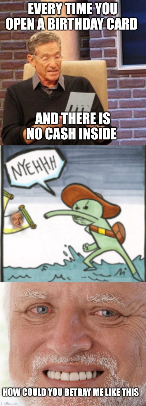 No cash? - meme