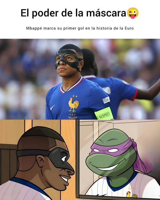 meme de mbappe en la eurocopa 2024