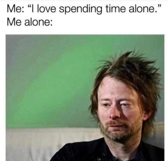 Only the lonely... - meme