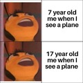 When I see a plane