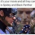 sorry cap,panther and spidey were more awesome