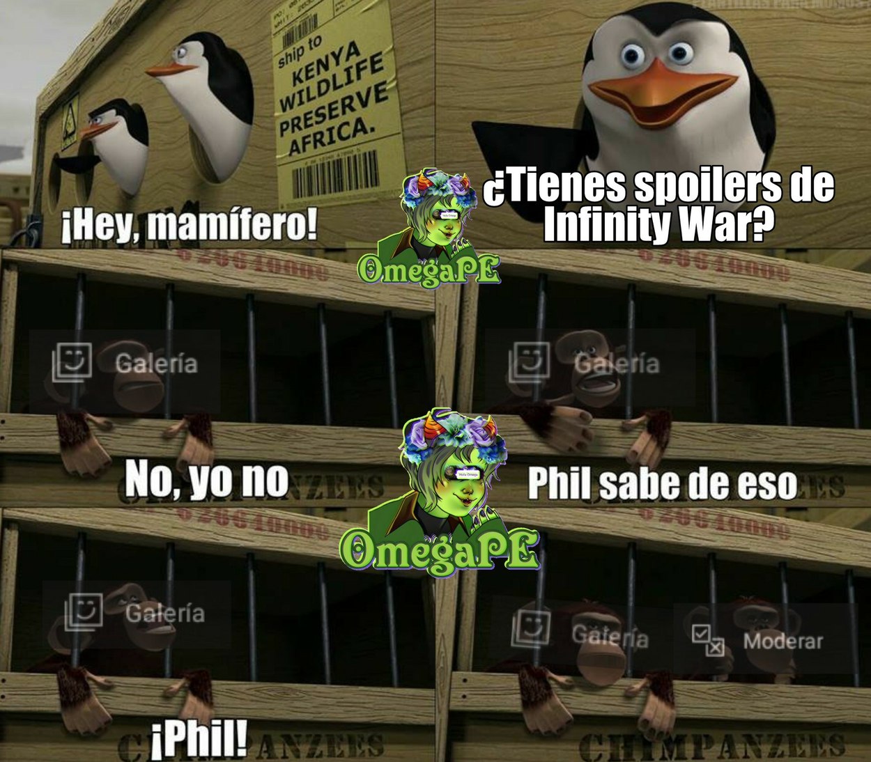 Último meme de Infinity War