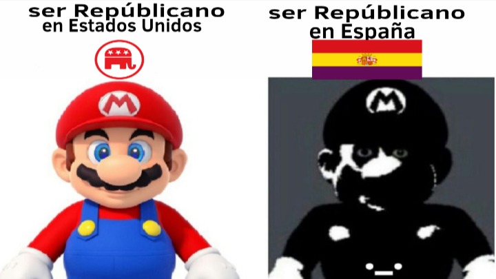 Hasta alguien sabe que el partido republicano de España no es el mismo que el estados unidos:scaredyao: - meme