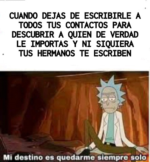 Rick y Morty - meme