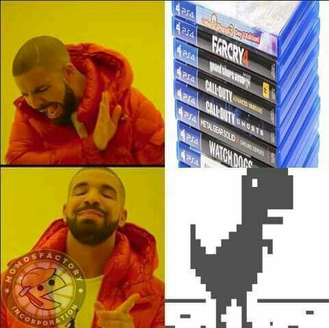El dinosaurio es el mejor - meme
