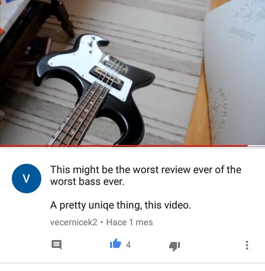 The worst review erver of the worst bass ever - meme
