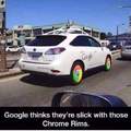 Chrome rims...get it...!!!
