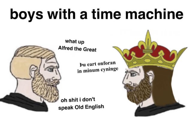 Boys iwth a time machine - meme