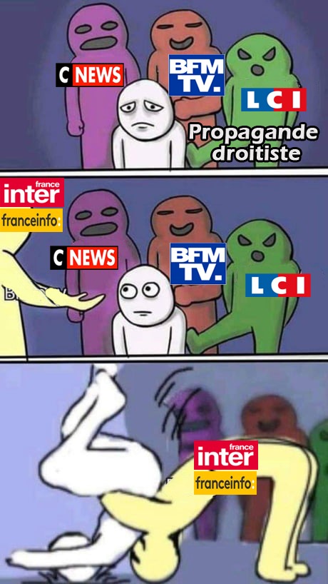 "Sur le service public, quelle indignité" - meme