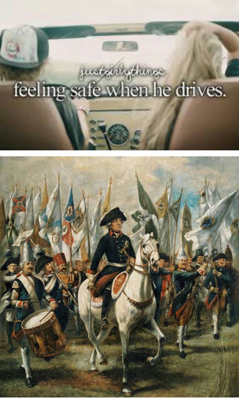 Prussian king leads you safely into battle :) - meme